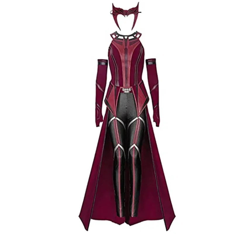 Anime Cosplay Youtube Shorts - Kadın Wanda Maximoff Cosplay Kostüm Scarlet