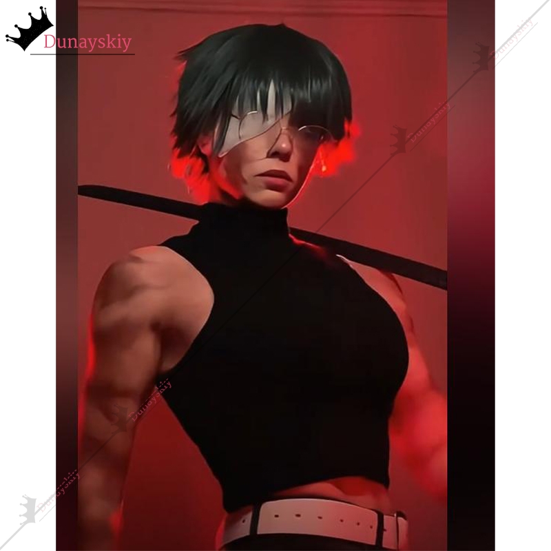 Cosplay Anime Jjk - YiNuo*/2026 Yeni Maki Zenin Cosplay Kostüm