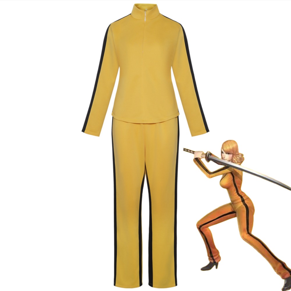 Anime Cosplay Simple - Film Kill Bill Cosplay Kostümü Aynı