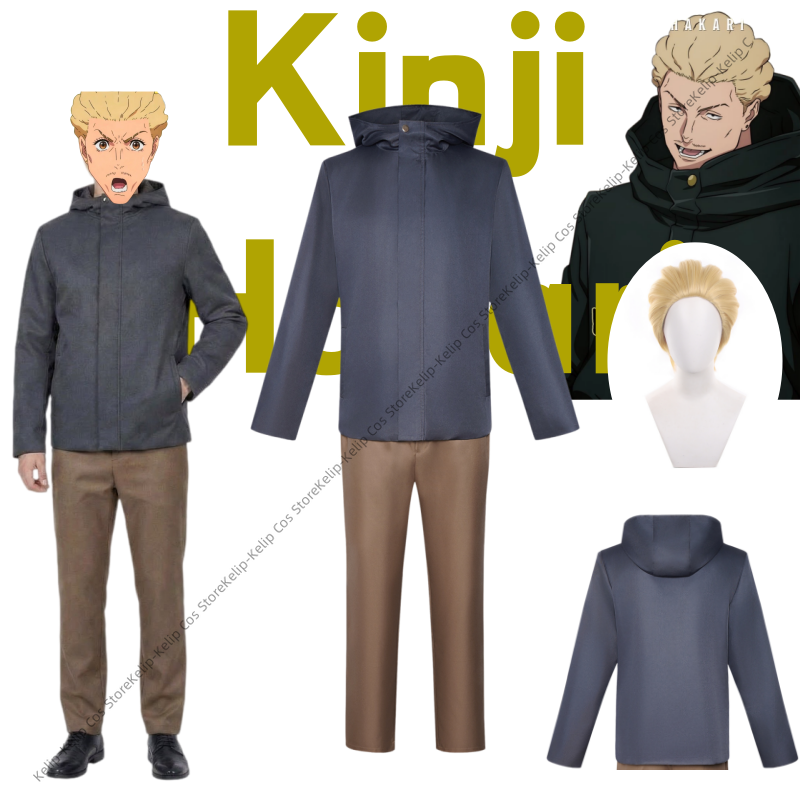 Cosplay Anime Jjk - Kinji Hakari Cosplay Kostümleri Kabarık Bombacı