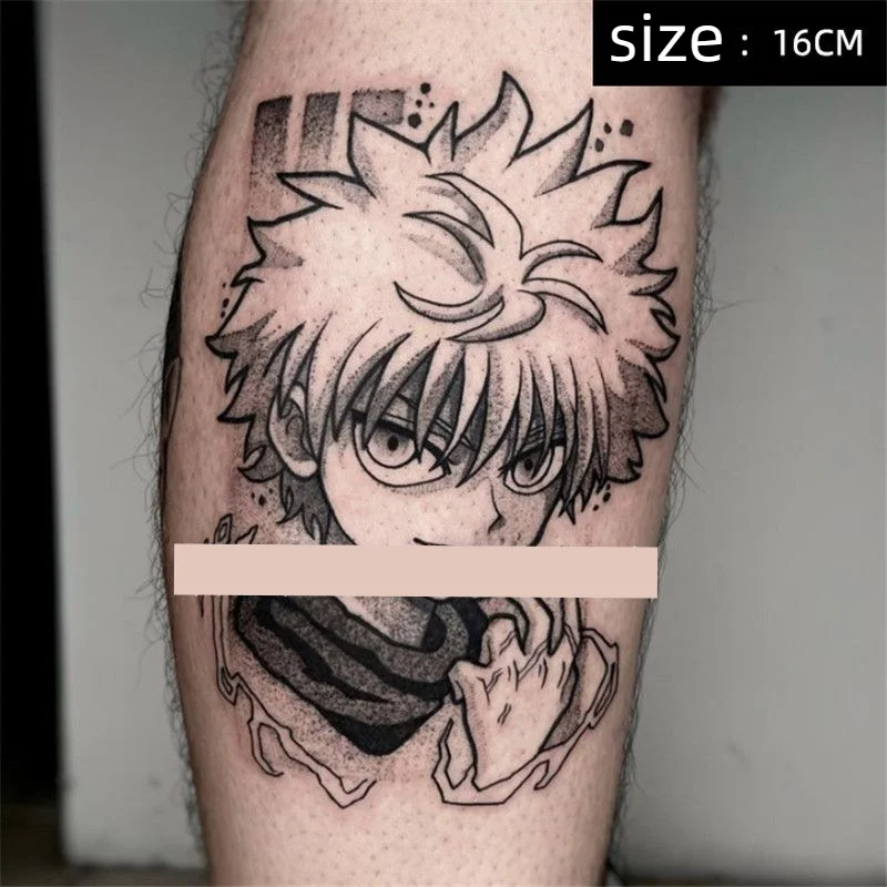 Cosplay Anime Killua Zoldyck - HUNTER X HUNTER Anime Geçici Cosplay