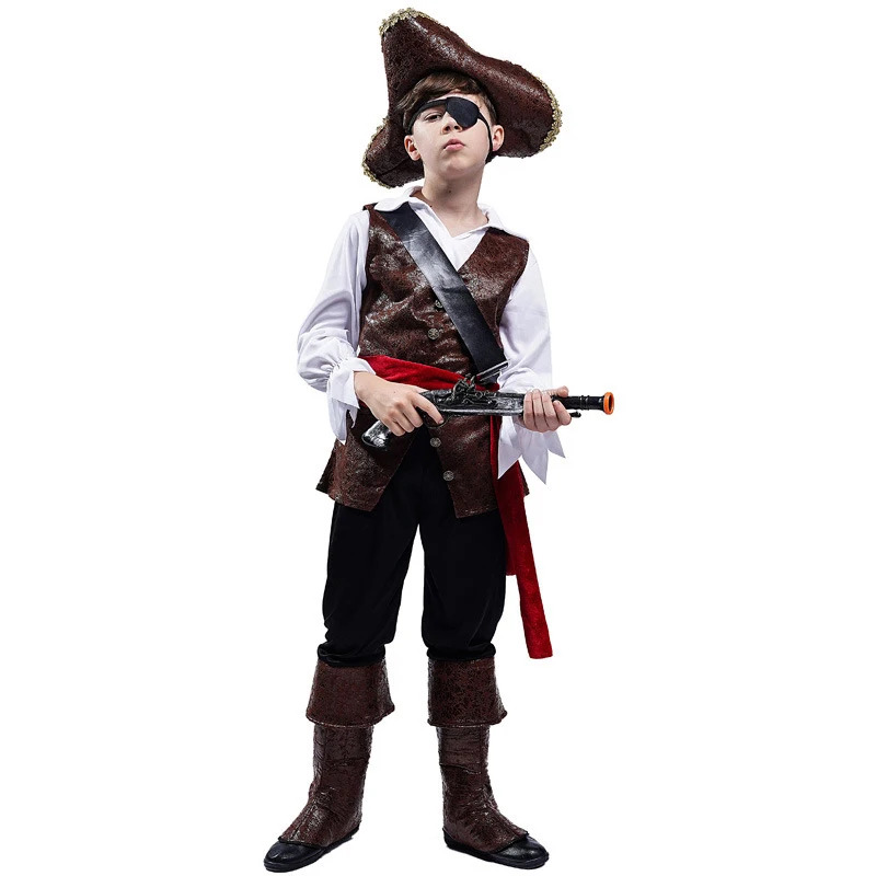 Anime Cosplay Youtube Shorts - Cadılar bayramı Kostümü Erkek Korsan Cosplay