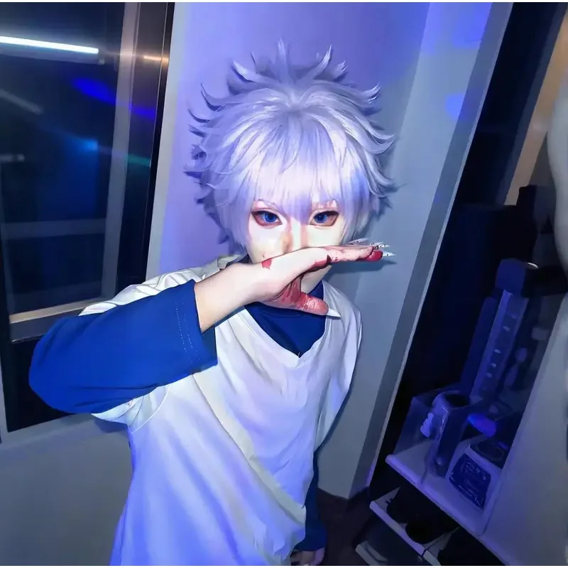 Cosplay Anime Killua Zoldyck - 2026 Killua Zoldyck Cosplay Kostüm Hunter