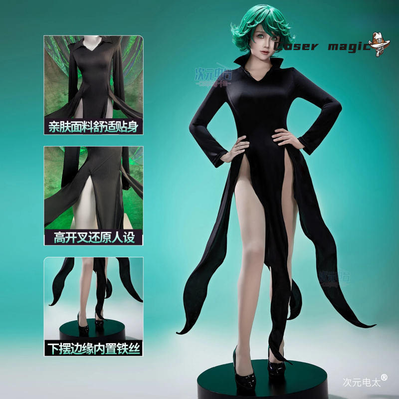 Anime Cosplay One Punch Man - Anime ONE PUNCH-MAN Tatsumaki Cosplay Kostüm