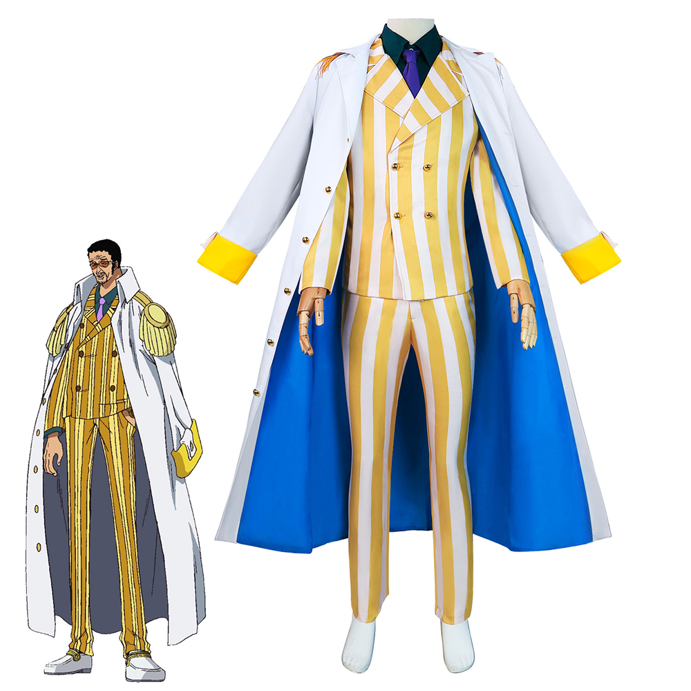 Anime Cosplay One Piece - Anime Tek Parça Borsalino Donanma Üniforma