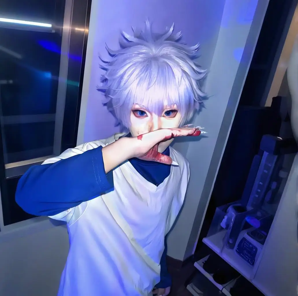Cosplay Anime Killua Zoldyck - 【Wetrose】Stokta Killua Zoldyck Cosplay Kostüm Hunter