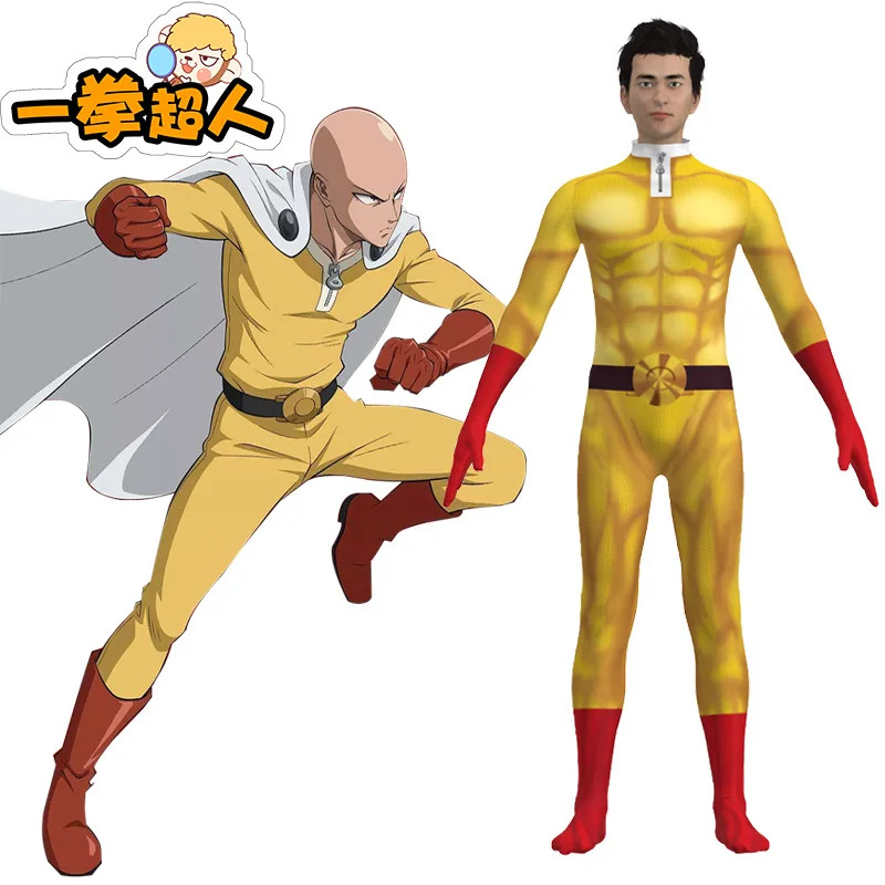 Anime Cosplay One Punch Man - Yeni Cadılar Bayramı Cosplay One Punch