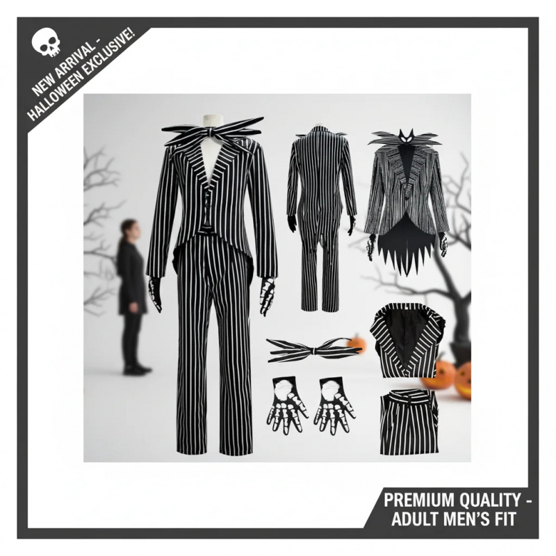 Anime Cosplay Youtube Shorts - ▓ 2026Erkek Jack Skellington Cosplay Kostüm