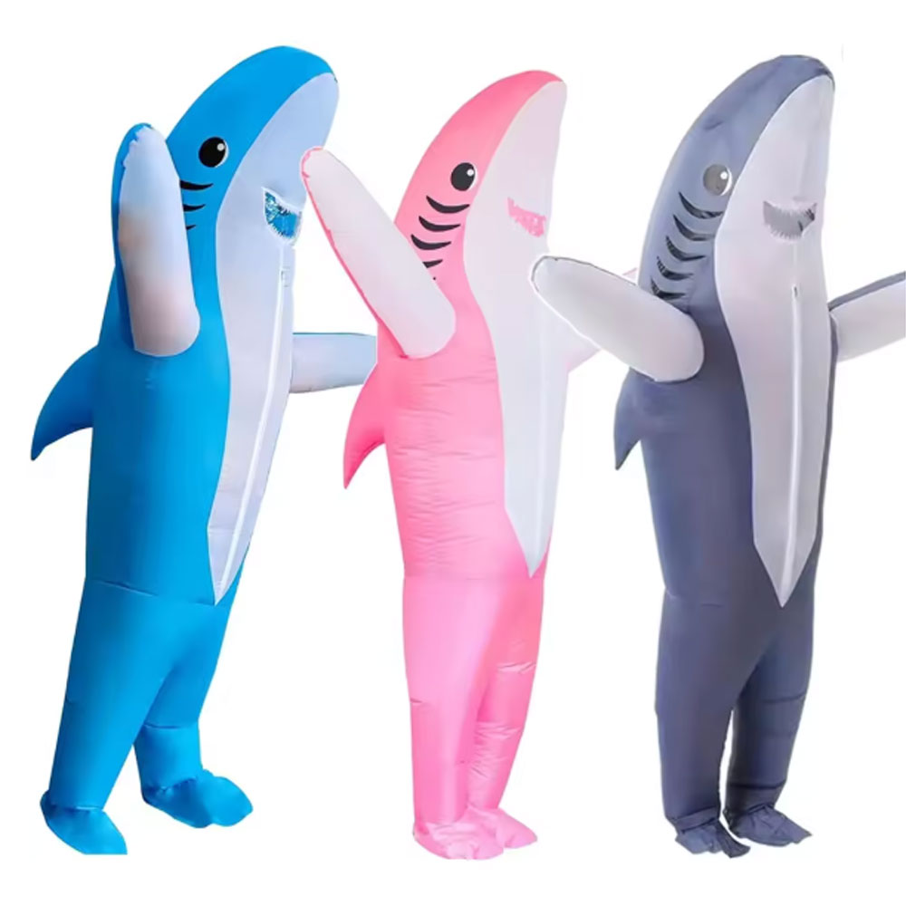 Anime Cosplay Simple - Cadılar bayramı okyanus hayvanları köpekbalığı şişme