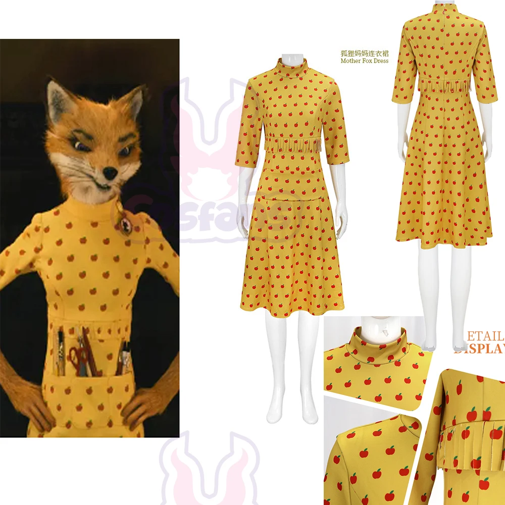 Queen Anime Cosplay - Film Fantastic Mr Fox Mrs Fox