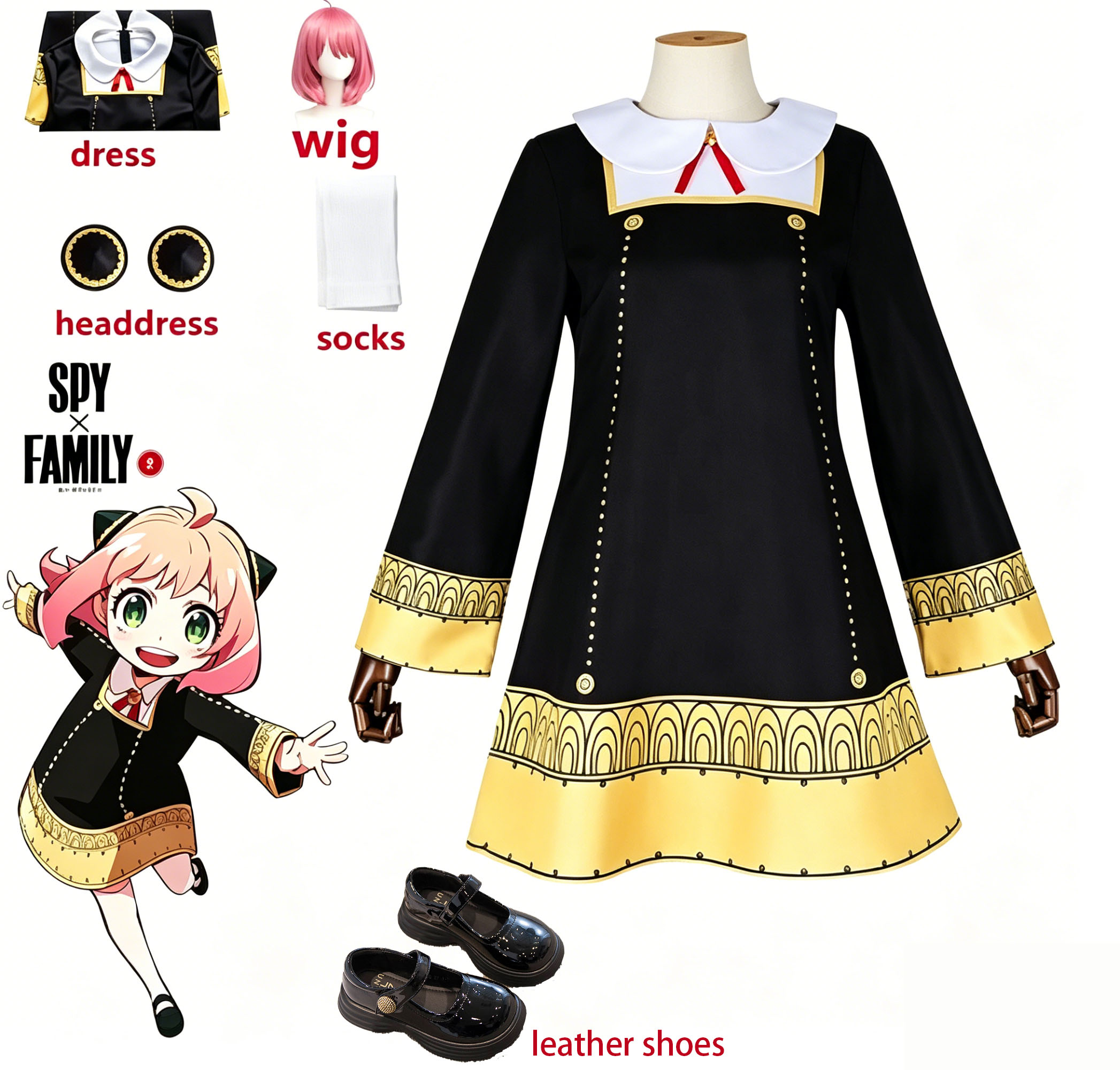 Spy Family Outfit - Spy X Ailesi Anya Forger Cosplay