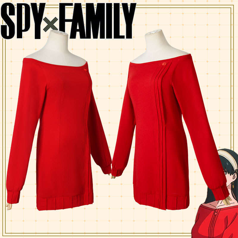 Spy x Family Yor Forger Cospla - Spy Family Outfit incelemesi ve fiyatı