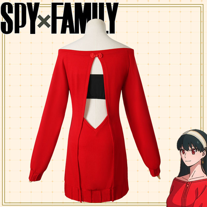 Spy x Family Yor Forger Cospla - Spy Family Outfit incelemesi ve fiyatı
