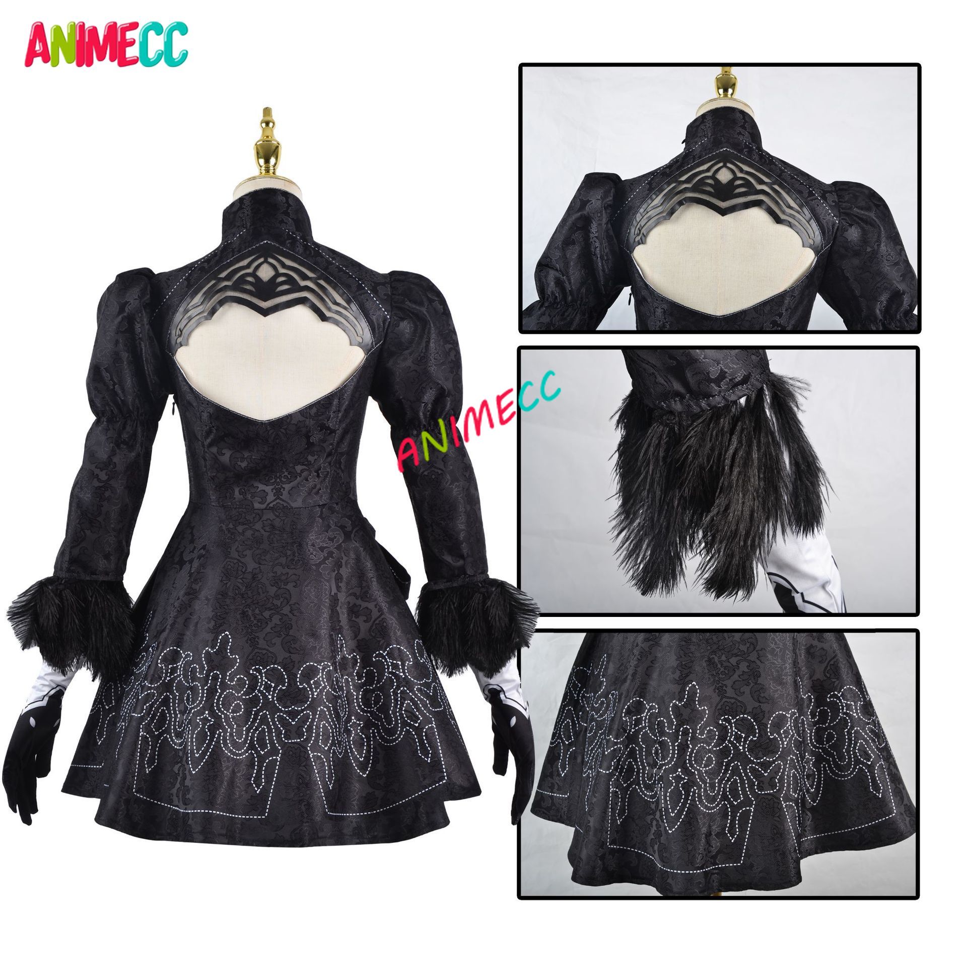 ANIMECC stokta S-3XL 2B NieR A - Anime Cosplay Eyes incelemesi ve fiyatı