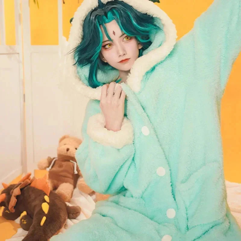Genshin Etki Cosplay Pijama An - Anime Cosplay Thick incelemesi ve fiyatı
