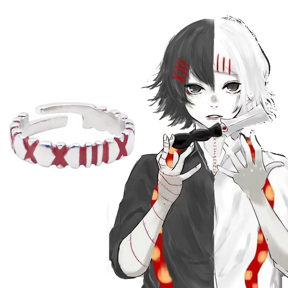 Anime Tokyo Ghoul Yüzükleri Ju - Anime Cosplay Tokyo Ghoul incelemesi ve fiyatı
