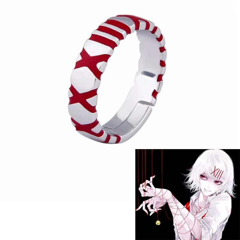 Anime Tokyo Ghoul Yüzükleri Ju - Anime Cosplay Tokyo Ghoul incelemesi ve fiyatı