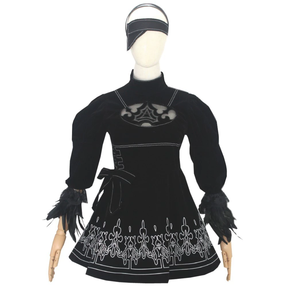 8 adet anime 2B Cosplay kostüm - Anime Cosplay Eyes incelemesi ve fiyatı