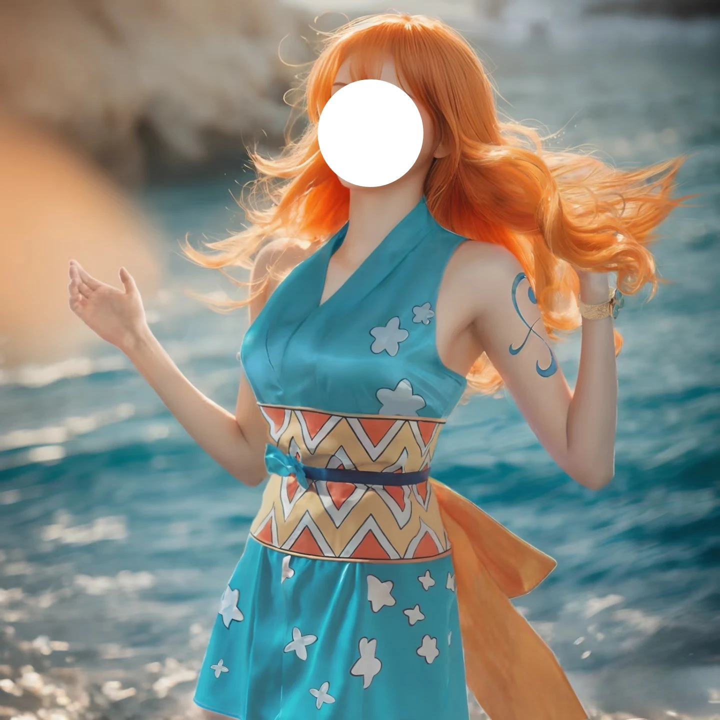 Nami Cosplay Kostümleri Peruk  - Anime Cosplay One Piece incelemesi ve fiyatı